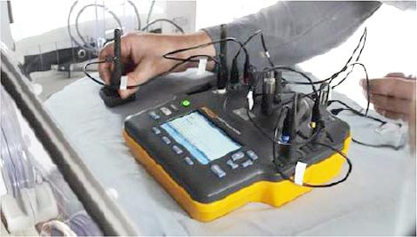 放置好溫度探頭